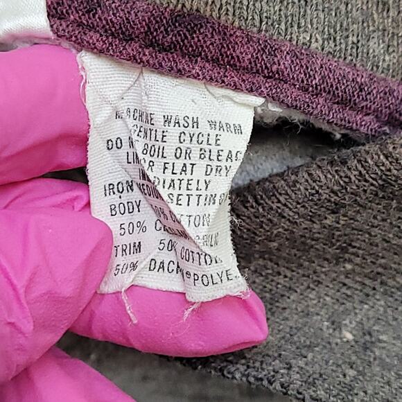 Vintage 90s Campus Collared Sweatshirt Large 22x23 Crop - Picture 7 of 12